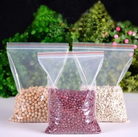 Sacs en plastique LDPE personnalisés avec impression en héliogravure, fermeture éclair transparente, étanches/respirantes, emballage biodégradable