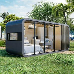 Cápsula de Sueño Moderna de Lujo, Contenedor de Acero para Exteriores, Casa Prefabricada, Oficina Móvil Tipo Cabaña Apple - Product Image 1