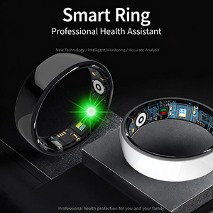 خاتم ذكي صحي لاسلكي مع شاشة عرض على شكل قلب، إلكترونيات ذكية 2025، متوافق مع نظام iOS، مع نظام تحديد المواقع وقياس درجة الحرارة - Product Image 2