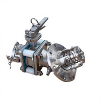 Vanne de fond combinée pour conteneur ISO pour le chargement et le déchargement de liquides en vrac