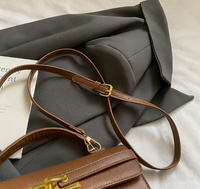 Sac à main pour femme en cuir PU, mini sac carré à bandoulière, sac à épaule, design de niche, tendance
