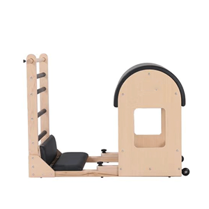 Attrezzatura Commerciale per Pilates: Attrezzi Professionali in <span class=keywords><strong>Legno</strong></span> per Allenamento Core, Stretching della Colonna Vertebrale e Body Workout (Ladder Barrels) - Product Image 1