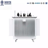 Transformador de Potencia Sumergido en Aceite de 10kV 11kV, 110kV 200kVA 400V, Subestación Exterior, Bobinado de Cobre ONAN, IP54, CE, IEC, MV, HV