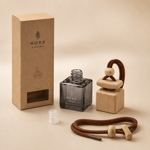 Flacone Vuoto in Vetro <span class=keywords><strong>per</strong></span> Diffusore Auto 8ml/10ml, Bottiglia <span class=keywords><strong>per</strong></span> Fragranze da Appendere Serigrafata con Tappo a Corona e Clip <span class=keywords><strong>per</strong></span> Bocchetta dell'Aria, <span class=keywords><strong>per</strong></span> <span class=keywords><strong>Olio</strong></span> Essenziale - Product Image 4