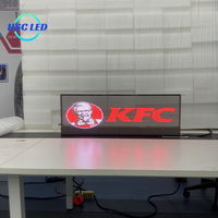 Pantalla Transparente LED Inteligente de Alta Luminosidad a Todo Color con 4G/WiFi/GPS, CMS/RDM Basado en la Nube para Ventana Trasera de Taxi