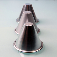 Moule à gâteau conique en silicone H26 ~ 29, pour pudding, mousse, à gelée, anode en aluminium, traitement et personnalisation, 7 ~ 9cm
