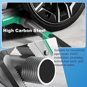Juego de llave de extremo abierto grande ajustable con bloqueo automático, herramienta de reparación de llave inglesa para grifos de tubería de agua métrica - Product Image 5