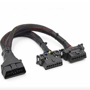 OBD PVC-klemtype vrouwelijke connector volledige naald volledige lijn motoranalysator omgebouwde kabel 30cm fabriek - Product Image 1