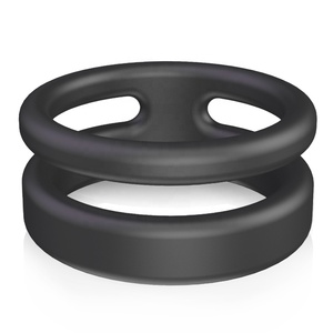 Cincin Penis Hitam Mainan Seks Mainan Pijat Seks Dewasa Cincin Penis Karet Silikon Mainan Seks untuk Pria - Product Image 2