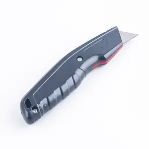 SK5 aluminum alloy box cutter heavy safety sharp easy to cut large paper tool knife wholesale