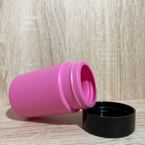 Geperst plastic flesje 4oz 6oz 8oz 10oz groen rood HDPE soft touch medicijn pil flesjes schroefdop verpakking - Product Image 6