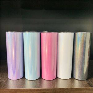 Beer Coffee Travel Water <b>Mugs</b> Cups 20Oz Shimmer Glitter Stainless Steel <b>Double</b> <b>Wall</b> Tumbler With Closed Lid Straw - Product Image 3