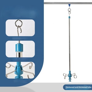 Riel de Techo Retráctil y Móvil de Acero Inoxidable para Infusión, Riel Deslizante para Hospital, Soporte de Infusión con Riel de Palanca - Product Image 3