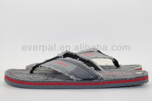 <span class=keywords><strong>Chanclas</strong></span> <span class=keywords><strong>de</strong></span> <span class=keywords><strong>Playa</strong></span> para <span class=keywords><strong>Hombre</strong></span>, con Parte Superior <span class=keywords><strong>de</strong></span> Tela Vaquera y EVA, Color Beige, con Amortiguación, para Verano - Product Image 4