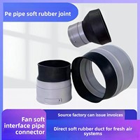 Nouveau raccord rapide à bride pour système d'air, raccords de tuyauterie PP 110 mm, connexion flexible pour conduit, connecteur d'unité principale, Chine