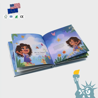 Impresión de Libros Infantiles Personalizados de Tapa Dura, Libro de Cuentos Educativo con Ilustraciones, Servicio de Impresión de Libros Infantiles a Todo Color OEM