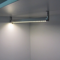 Lampu LED Sensor Gerak PIR untuk Lemari Pakaian Modern Berbahan Aluminium