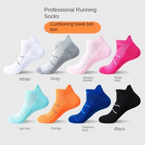 ถุงเท้ากีฬาฤดูร้อนแบบมืออาชีพถุงเท้าสำหรับวิ่งมาราธอนหญิงชายกันกลิ่นล่างผ้าเช็ดตัวด้านล่างต่ำเทคนิคการถัก - Product Image 2