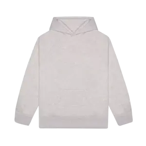 Custom Street Wear Essentials Sudadera con capucha de alta calidad Pure White Rhinestone Hoodie Fabricante Fleece Sweater Boxy Hoodie - Product Image 1