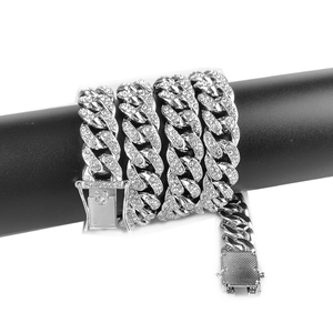 Legierung Galvanik Schmuck Kristall Rose Gold Haustier Hunde halsband - Product Image 4