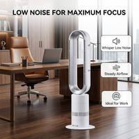 Ventilateur tour sans pales de 40 pouces, 10 vitesses, 35W, à commande tactile, pour hôtels et décoration intérieure moderne (vente en gros)