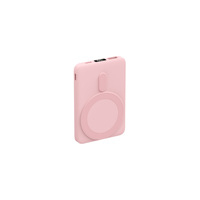 Batterie externe magnétique sans fil mini 5000 mAh en gros, charge rapide Type C, chargeur de secours de voyage, logo personnalisé, usine OEM ODM