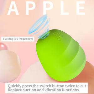 Vibrador de Silicona en Forma de Manzana Dongguan Manxi, 10 Frecuencias, Recargable por USB, Resistente al Agua, Juguete Sexual para Mujeres - Product Image 4