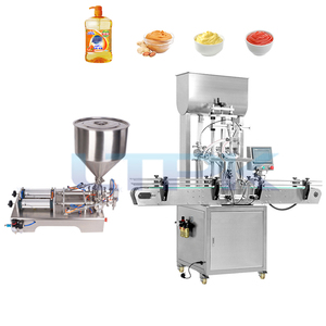 Manual personalizado, champú automático, lavado de cara, pasta para lavar platos, jabón, botella de limo, máquina de llenado de detergente - Product Image 1