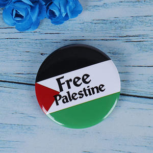 Insignia de Pin de Metal Personalizada, Pin de Bandera Nacional de Palestina, Patrón de Logotipo Personalizado, Impresión de Botón en Blanco, Insignias, Accesorio de Estampado - Product Image 3