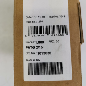संपर्क पोर्टनोम एडरेन्टे पेग <span class=keywords><strong>2</strong></span>/15 1013038 +/-1000 pz. न्यूओवो नया मूल तैयार स्टॉक औद्योगिक स्वचालन पैक समर्पित पीएलसी - Product Image 1
