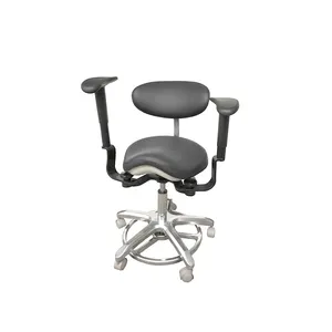 adjustable High-quality dental stool with armrests and backrest
