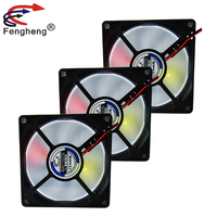 FENGHENG 8010 80*80*10mm 5v 12v 24v DC Brushless Slient LED Ventilateur De Refroidissement