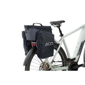 Bolsa para bicicleta Acid City 8+7 Rilink negra y gris, accesorios para bicicleta - Product Image 2