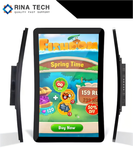 เครื่องโฆษณาติดผนังพื้นแนวตั้ง32/43/55/65นิ้วเครื่องแสดงเครือข่ายหน้าจอสัมผัส HD แบบออลอินวันโดยเทคโนโลยี Rina - Product Image 1