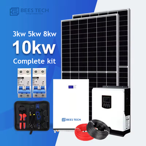 Home Hybrid Solare Energy Mounting System 5Kw 8Kw 10Kw 15Kw Complete Solar Power <b>Set</b> Off Grid Kit BLR-51.2V-15KWh Solar Energy S - Product Image 1