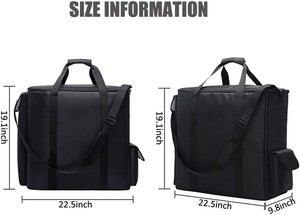 Étui de transport rigide en EVA pour imprimante, grand format, avec poche de rangement, protection en maille élastique, design personnalisé, poignée, sac - Product Image 4