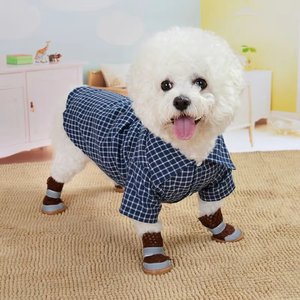 Gaya baru baju <span class=keywords><strong>Tartan</strong></span> anjing anak anjing pakaian kotak-kotak pria pakaian katun pakaian kucing hewan peliharaan - Product Image 5