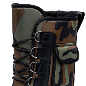 Stivali da Neve <span class=keywords><strong>Invernali</strong></span> da <span class=keywords><strong>Uomo</strong></span>, Stivali da Pesca Isolati con Collo Alto, Impermeabili, Caldi, Antiscivolo, per Lavoro e Ciclismo, con Infilatura Facilitata - Product Image 4