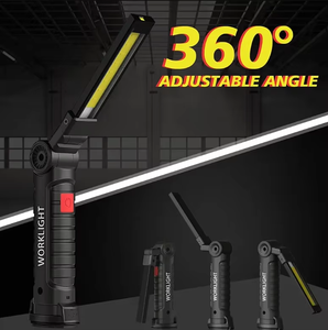 Multifunctional COB Magnet Auto Repair Work Light <strong>LED</strong> Red Warning Light Strong Flashlight Emergency Maintenance Light - Product Image 5