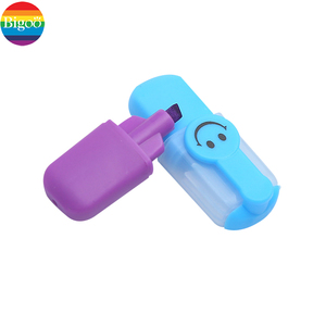 Mini Nụ Cười Các Loại 6-Màu Sắc Nhựa <span class=keywords><strong>Highlighter</strong></span> Bút Với <span class=keywords><strong>Clip</strong></span> Cho Văn Phòng Và Trường Học Khuyến Mãi - Product Image 4