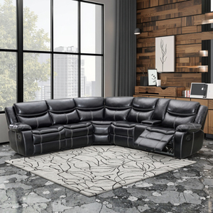 <span class=keywords><strong>CY</strong></span> muebles de sala de estar Color personalizado eléctrico de lujo seccional ajustable cuero reclinable esquina sofá silla conjunto - Product Image 3
