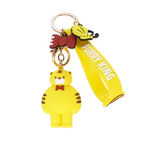 DAQIDO Customized Pvc Key Ring Chain 3d Pvc Keychains