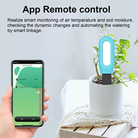Haozee Tuya Smart Zigbee Capteur d'humidité du sol Température Humidité Mètre pour la maison Assistant Zigbee2mqtt pour jardin Garage Utilisation
