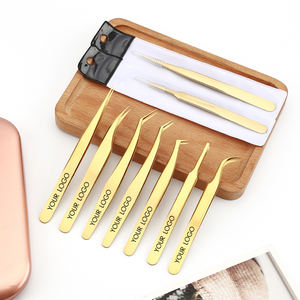 2025 nouvelle pince à épiler populaire pour extensions de cils pince à épiler en acier inoxydable pour extensions de cils Volume - Product Image 5