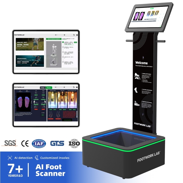 Factory Direct Portable Foot Scanner for Sports Orthotics Assessment with AI Technology USB Interface CE Certified