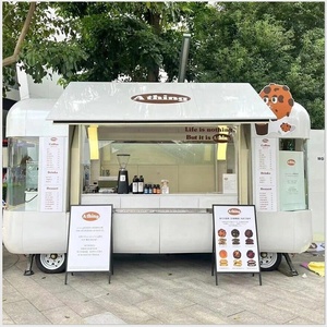 Carrito de Comida Móvil para Fiestas, Fabricación de Remolques Móviles para Venta de Hot-dogs, Hamburguesas, Bebidas, Pollo, Carne o Desayunos, <span class=keywords><strong>Precio</strong></span> Bajo de Fábrica - Product Image 4