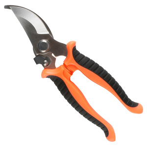 Garden Pruning Shears Stainless Steel Bypass <b>Pruner</b> 10-20 Mm Orange Handle For Fruit Tree Flower Trimming - Product Image 5