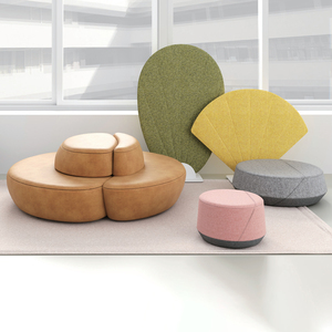 Muebles de oficina de diseño moderno Silla de sala de espera Juegos de sofás para área de recepción Sofá modular para <span class=keywords><strong>biblioteca</strong></span> escolar - Product Image 3