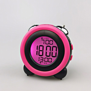 Wholesale <b>Digital</b> Alarm <b>Clock</b> with <b>Battery</b>-Operated Backlight Display and Indoor Light for Bedrooms Offices Desks - Product Image 3