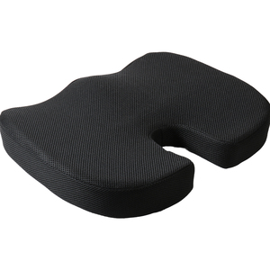 High-Density Cooling Gel Seat Cushion U-Shape Car Office Chair 3D Mesh <b>Cover</b> Orthopedic Coccyx Lumbar Pillow Memory Foam - Product Image 4